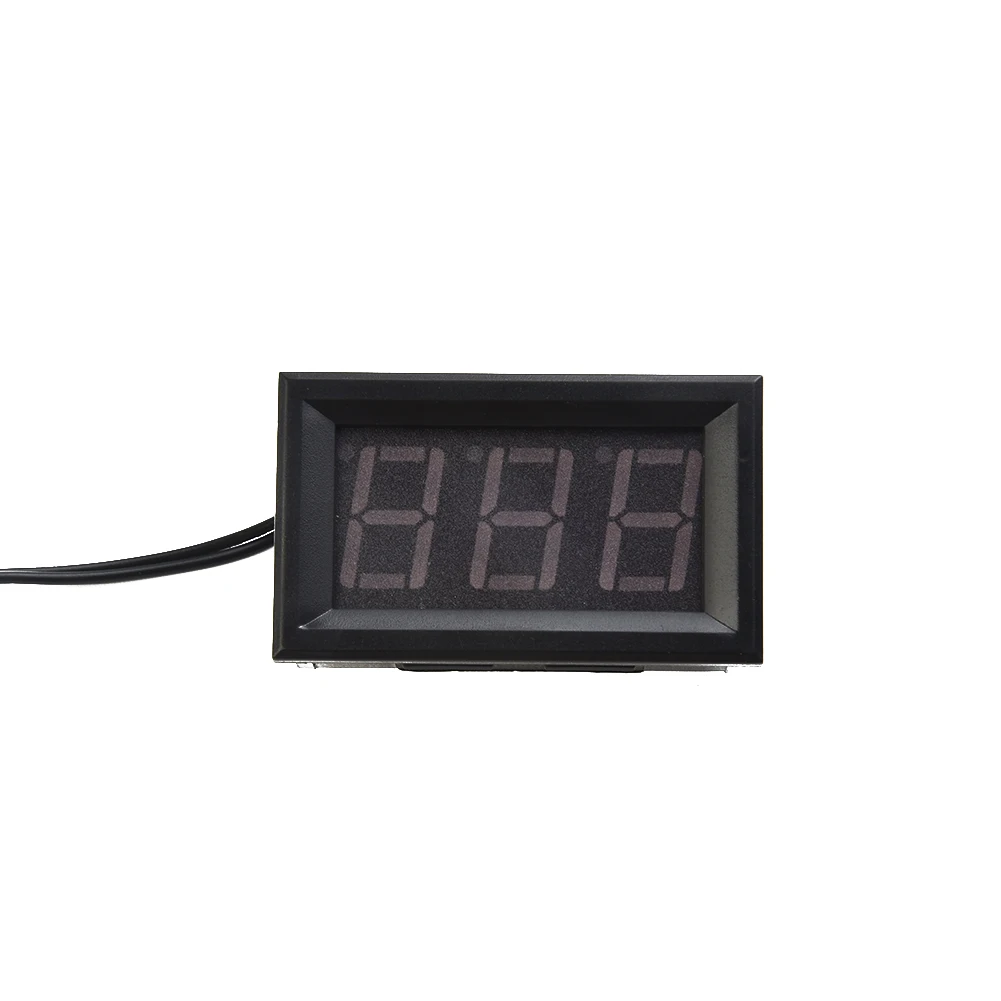 

Digital 12V LED Temperature Monitoring Thermometer Meter With Temp Probe For Pool Aquarium Industrial Equipment