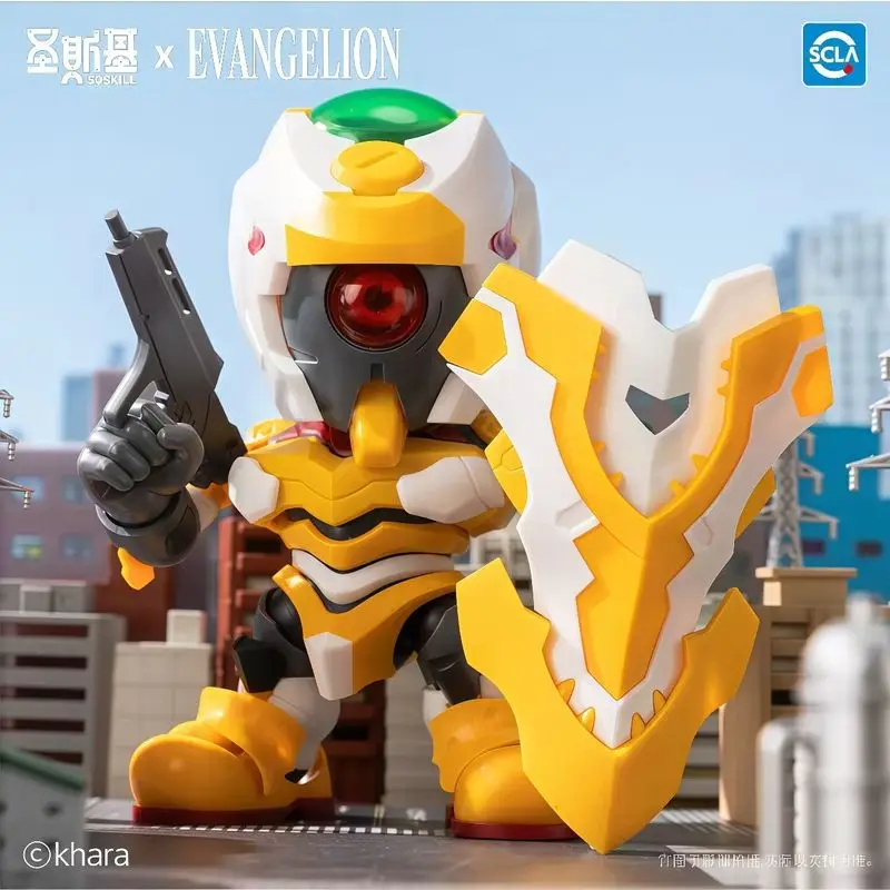 Фото Оригинальная коллекционная фигурка Soskill Eva Blind Box Neon Genesis Evangelion, сборная, ручной работы, Q-версия, подарки, в наличии №2