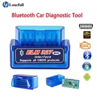Elm327 Obd2 сканер V1.5V2.1 считыватель кодов OBD Bluetooth автомобильный диагностический инструмент для Android Windows английские мини-сканеры