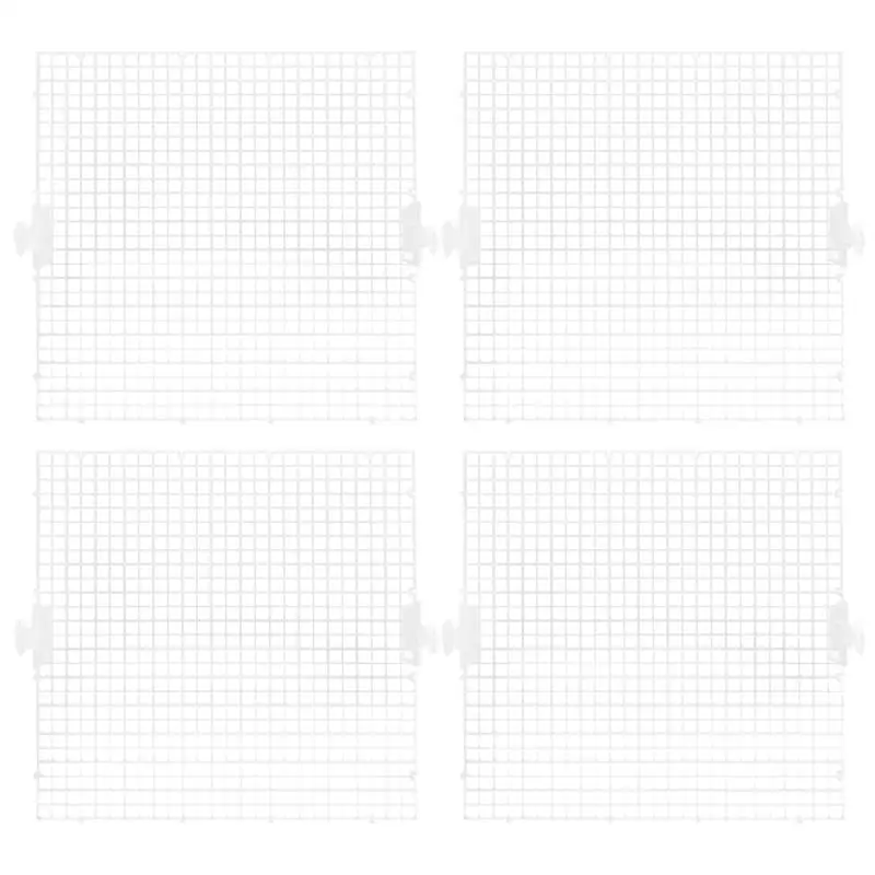 

8Pcs Fish Tank Segregation Board Aquarium Isolation Lattice Panel Transparent