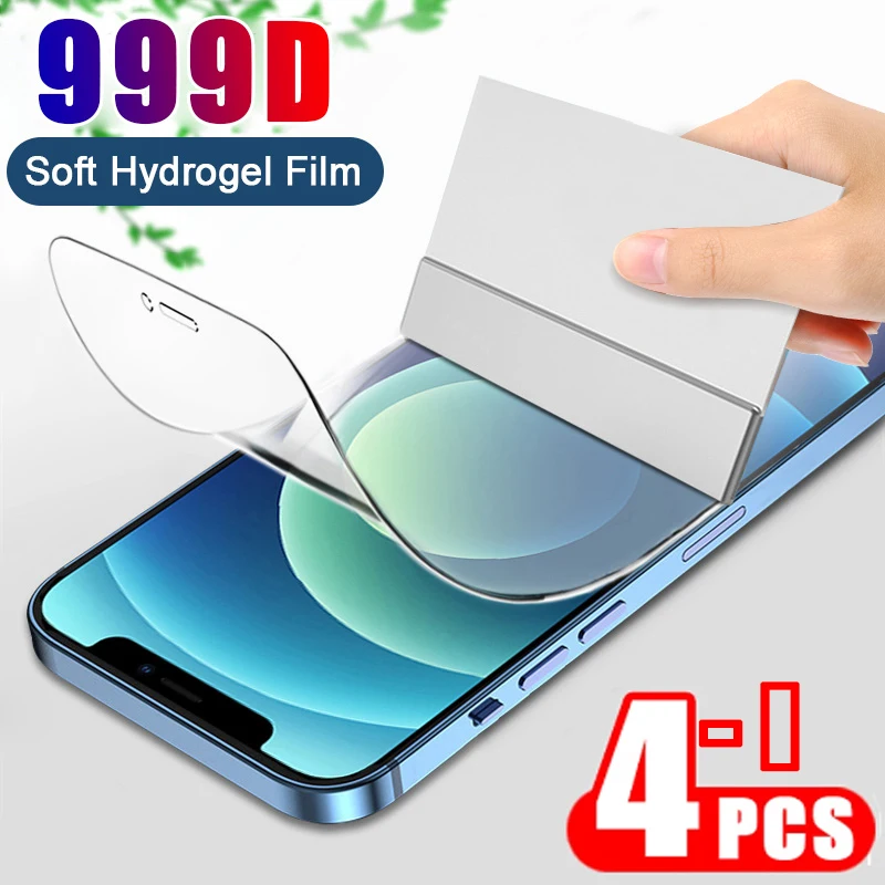 

1-4Pcs Hydrogel Film For Samsung A53 A52 A52S 5G Screen Protectors A51 A32 S20 FE S22 S23 Ultra S21 Plus A73 A33 A31 A54 A34 A14