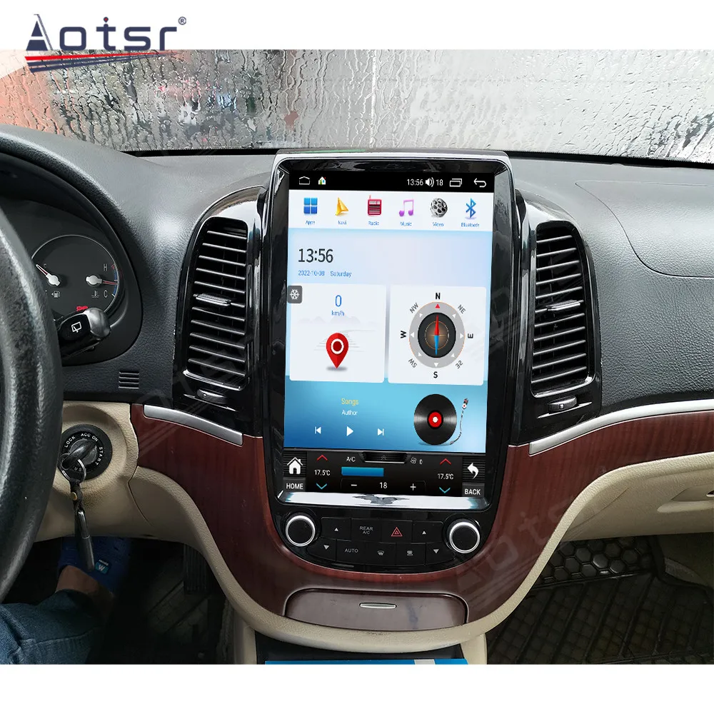 Восьмиядерный процессор Qualcomm для Hyundai Santafe 2006-2012 автомобильное радио