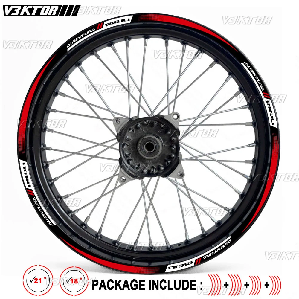 

Светоотражающие наклейки на колеса мотоцикла для RIEJU Aventure 500, наклейки на обод мотокросса