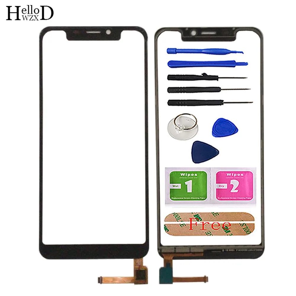 

Touch Screen For Homtom S55 Touch Screen Front Glass Digitizer Panel Sensor TouchScreen Mobile Tools 3M Glue
