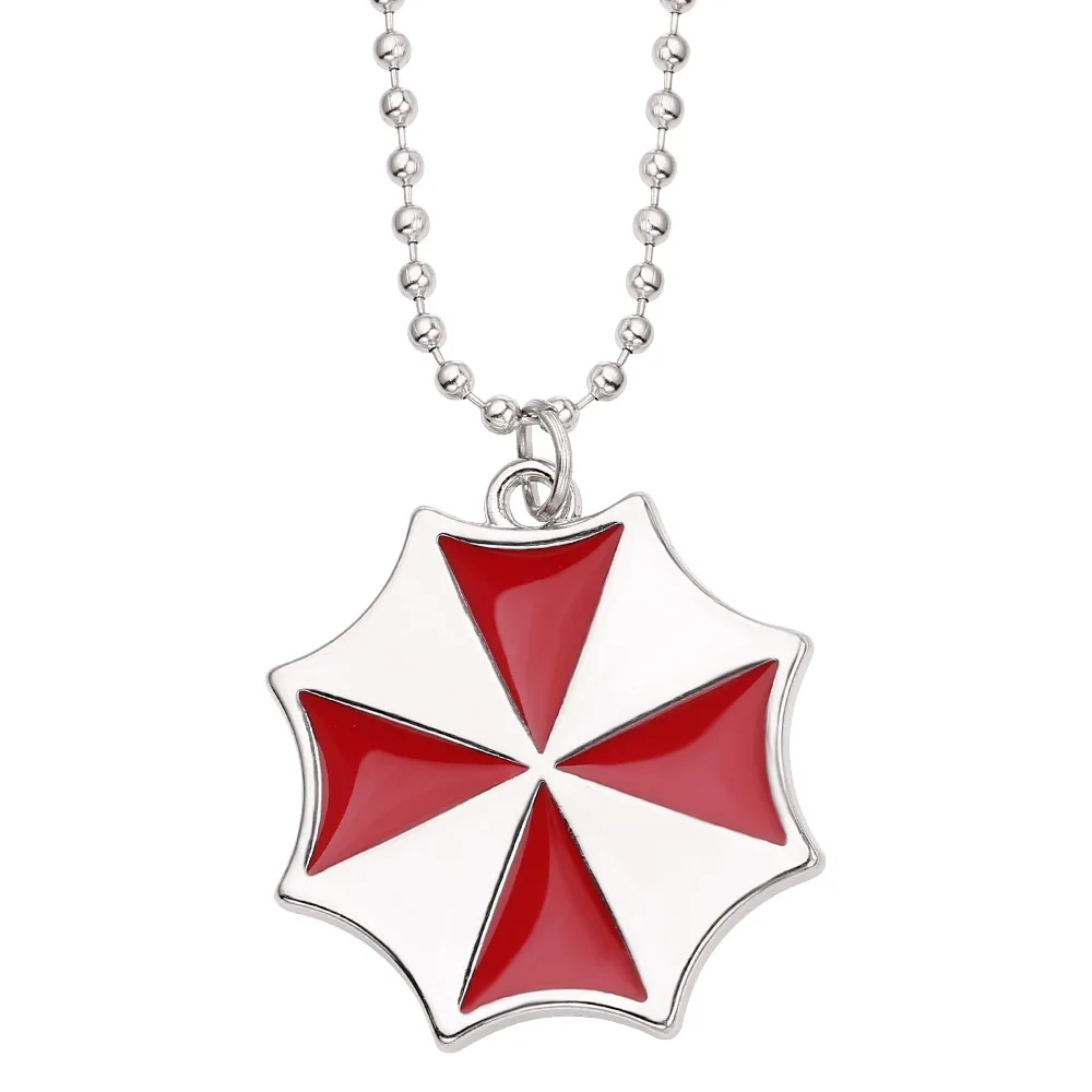 

Red Umbrella Corporation Symbol Sweater Chain Pendant US Hot Movie ResidentsEvils Fashion Jewelry Necklace for Men and Women