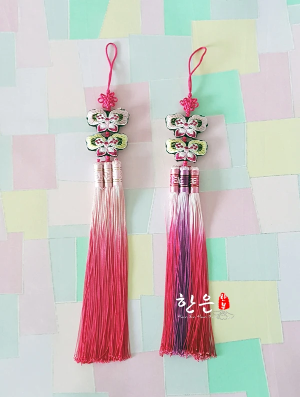 

Оригинальная импортная подвеска в виде бабочки в Корейском стиле Hanbok для невесты, Две Струны Hanbok, повседневные аксессуары