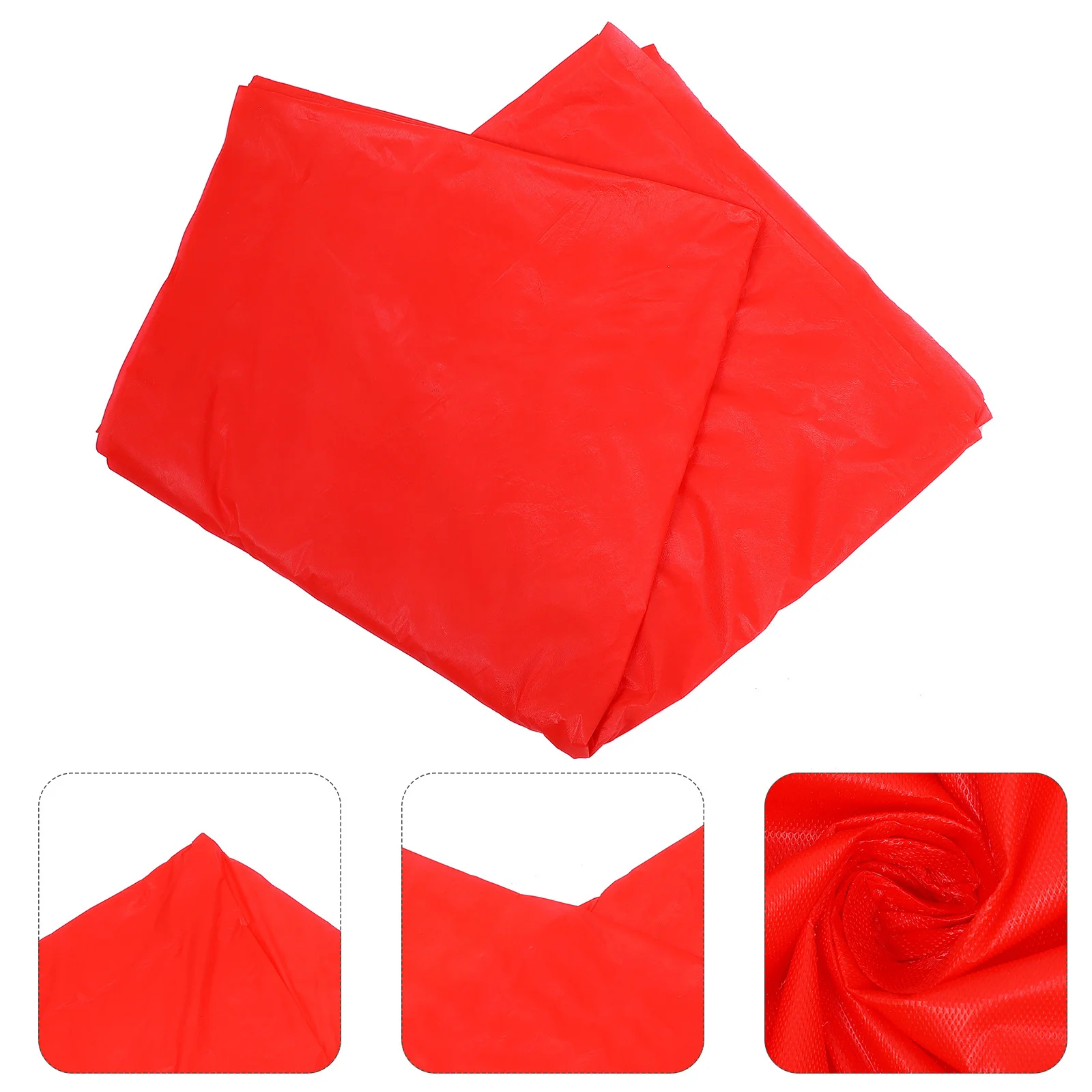 

10pcs Tablecloth Waterproof Table Cover Square Dining Table Decor for Wedding Christmas New Year Red 1 8x1 8cm