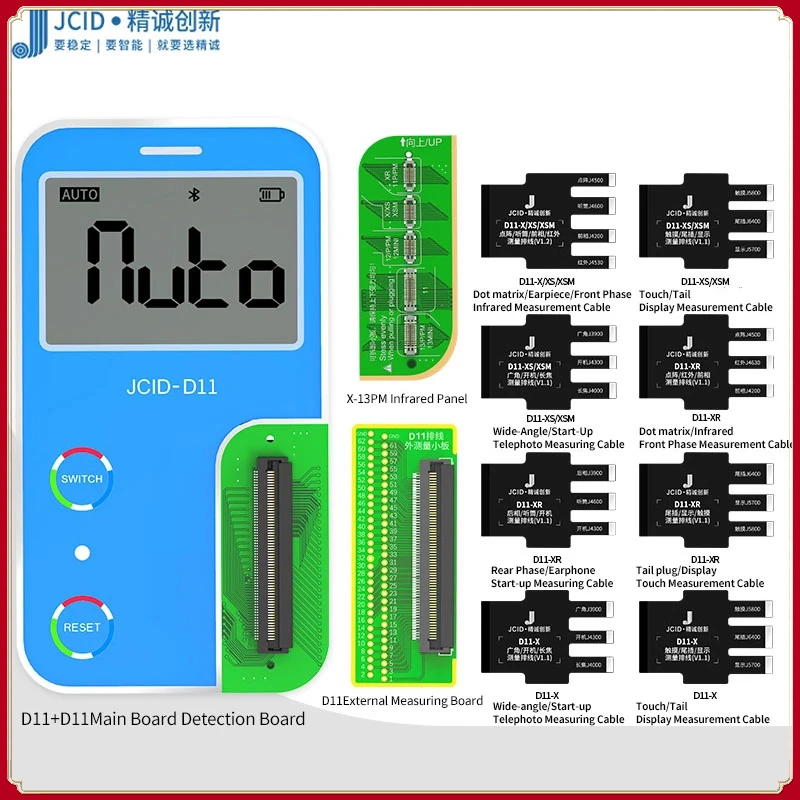 

JCID-D11 Multifunctional Intelligent Digital Detector For iPhone / Huawei Motherboard Data Measuring PCB Short Circuit Test