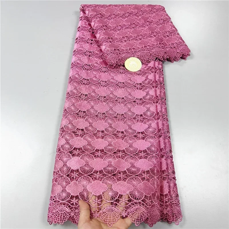5 ярдов однотонная мягкая Водорастворимая французская гипюровая кружевная