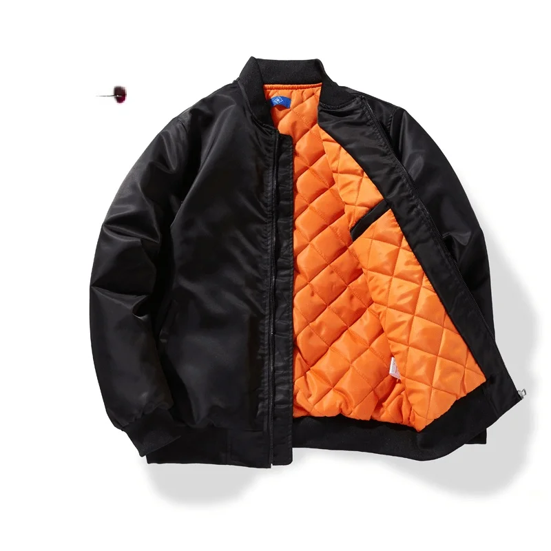 

2021 Mens Pilot Jackets Cotton Padded Army Bomber Jacket Coat Autumn Winter Male Military Motorcycle Jackets