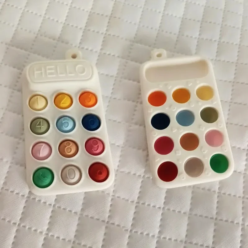 Детские игрушки-таблетки силиконовая игрушка-телефон для раннего развития