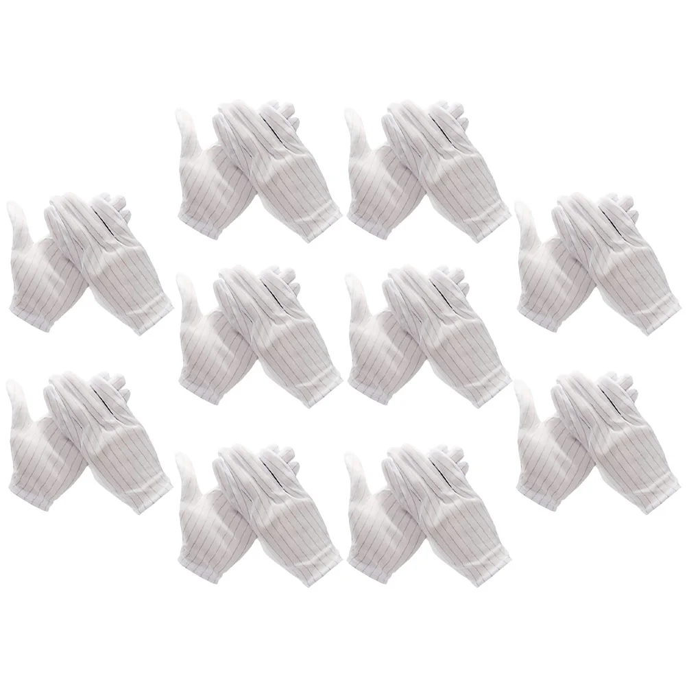 

10 Pairs Anti Static Gloves Work Gloves Electronics Repair Installation Gloves