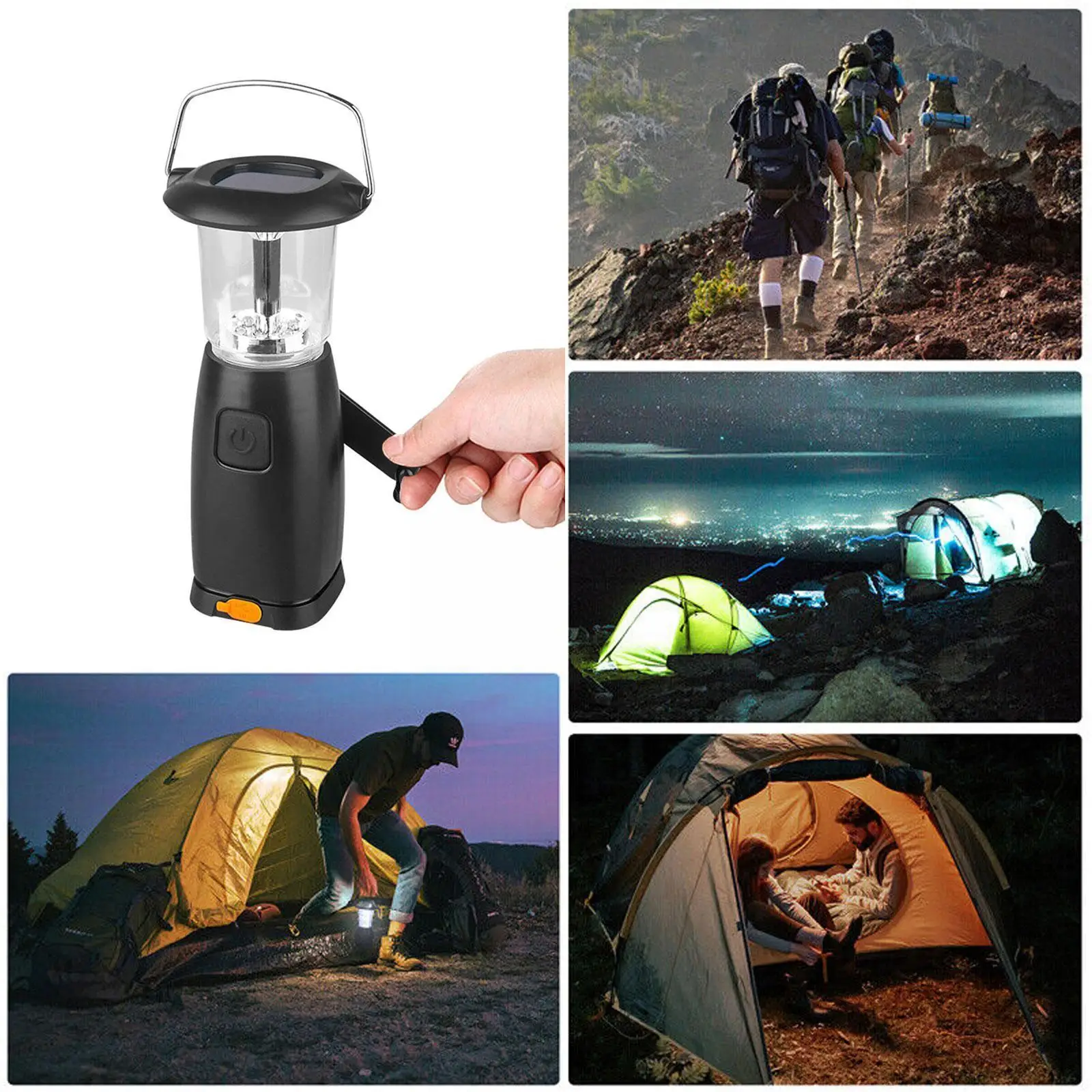 

Светодиодный фонарь с ручным управлением на солнечной батарее, Головной фонарь для кемпинга, охоты, пешего туризма, парусного спорта, Z6f6