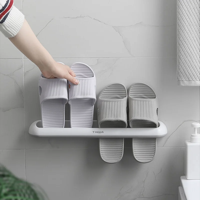 111826 inch slipper corner rack bathroom accessories home organizer free combine housekeeper on wall kitchen holder household free global shipping