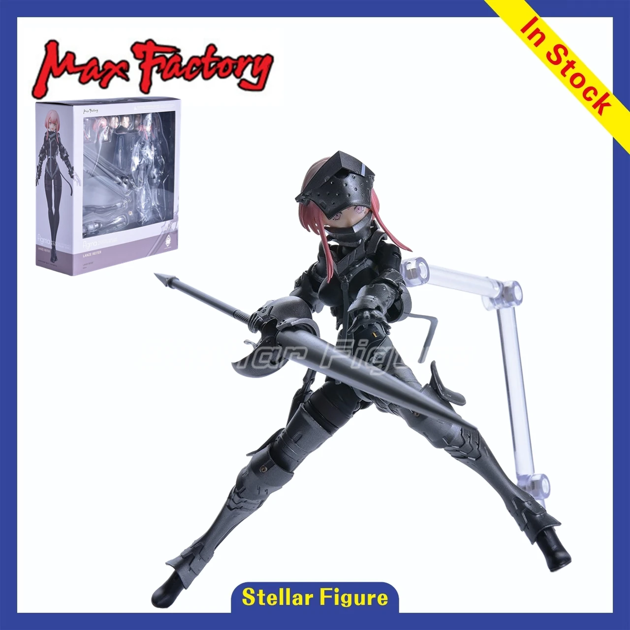 Фото 【SF】В наличии, оригинальные фигурки Max Factory Figma491 FALSLANDER LANZE REITER, коллекция анимационных фигурок, подарок №1