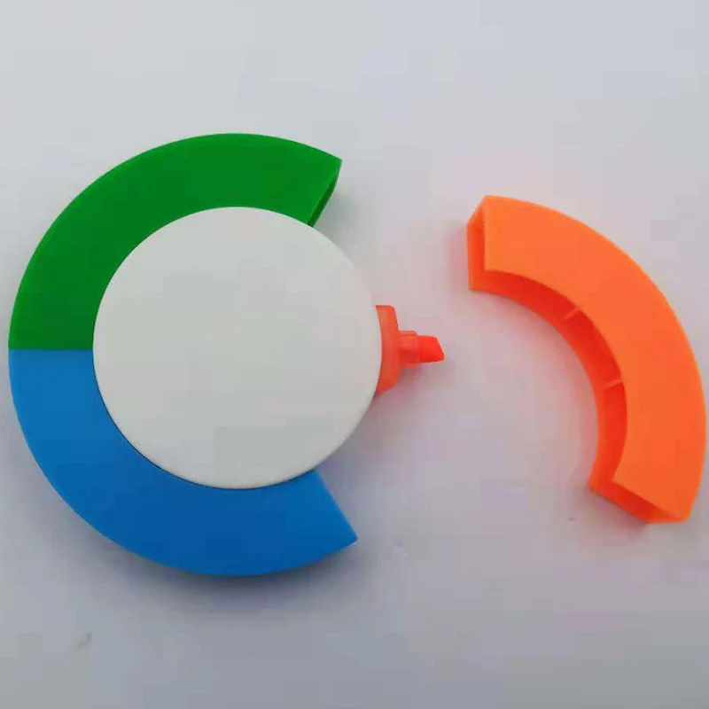 

1 шт. мультяшный круглый хайлайтер Макарон милый скошенный маркер для скрапбукинга дневника флуоресцентные строительные принадлежности