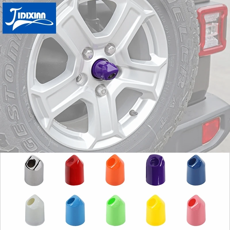 

JIDIXIAN Car Rear Spare Tire Camera Decoration Cover Bezel for Jeep Wrangler JL 2018 2019 2020 2021 2022 Interior Accessories