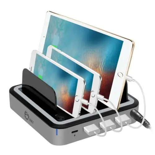 

SIIG 4 порта USB Type C подставка для ноутбука USB зарядная станция (AC-PW1E12-S1)