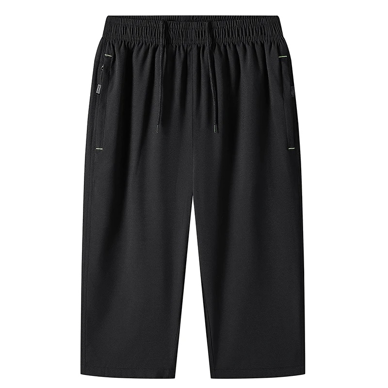 New Korean 7-Point Pants Men'S Summer Quick Drying Breathable Outdoor Sports Leisure Four Side Elastic Shorts Trousers