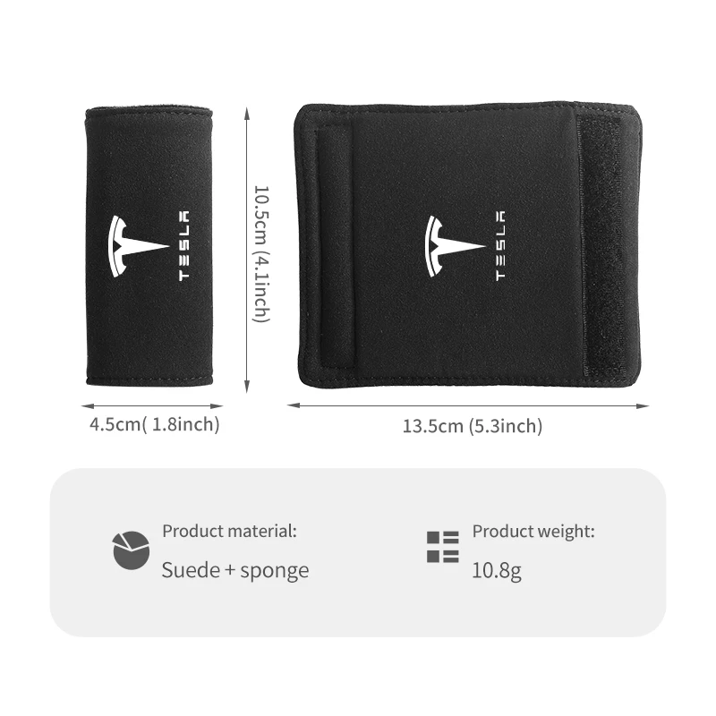 Замшевый подлокотник на крышу автомобиля перчатки защитные аксессуары для Tesla