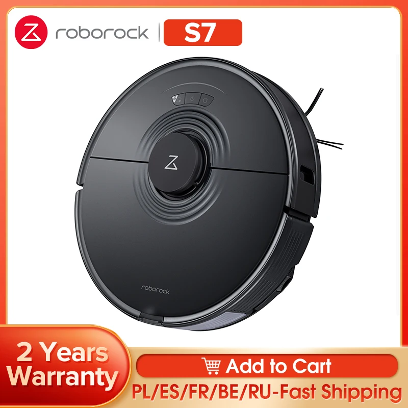Робот-пылесос Roborock S7 с лазерной навигацией для дома Обновленная версия S5 Max -