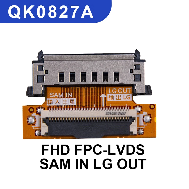 Плата передачи сигнала QK0827A 51P FHD FPC в LVDS ЖК-дисплей, плата преобразования линейного интерфейса ЖК-дисплея, плата преобразования мощности Samsung в LG