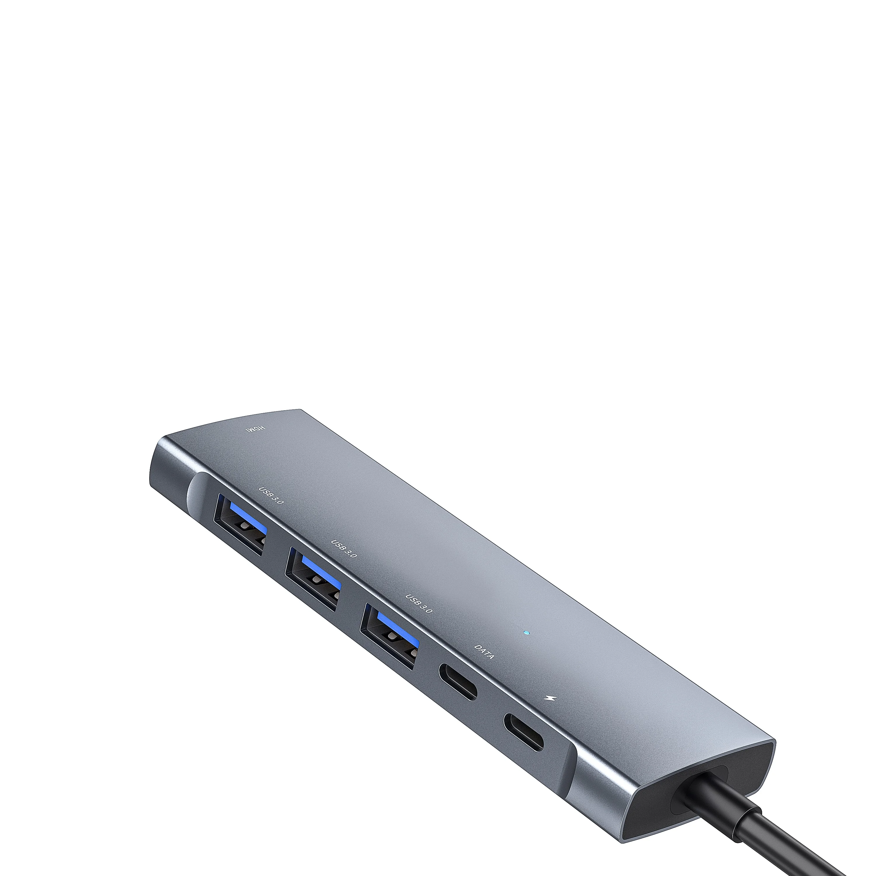 9 в 1 usb-концентратор адаптер типа C с HDMI кардридером для MicroSD/SD-карт MacBook Pro/MacBook
