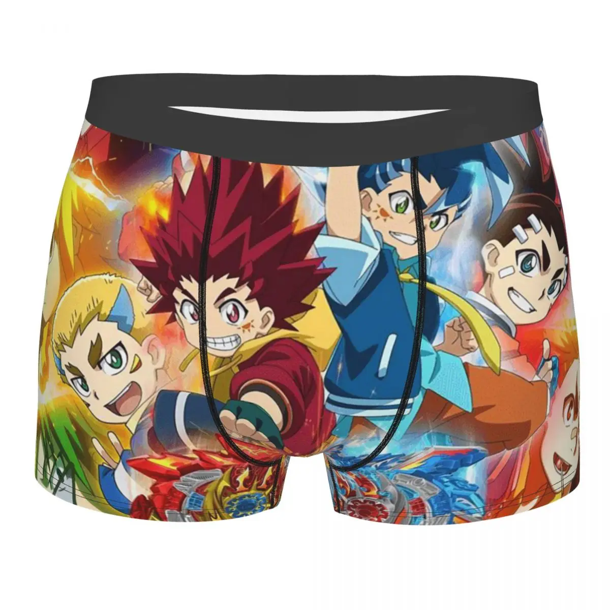 

Funny Boxer Beyblade Burst Anime Shorts Panties Briefs Men's Underwear Soft Underpants for Homme