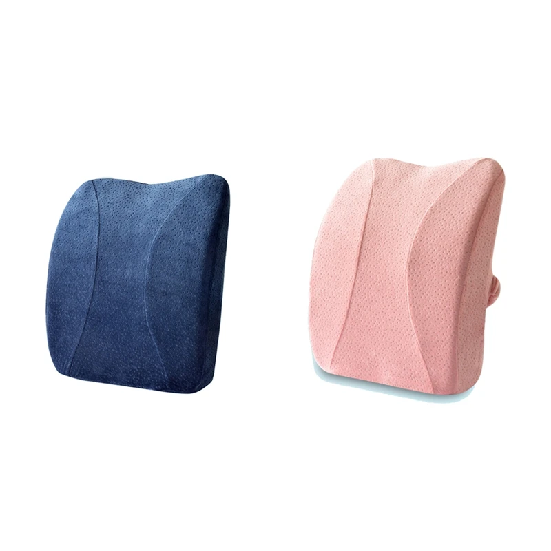 

Foam Lumbar Cushion Slow Rebound Cushion Office Seat Cushion Car Seat Back Lumbar Cushion Lumbar Massage Pillow