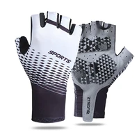 cycling half finger gloves anti slip bicycle mitten cycle fingerless glove