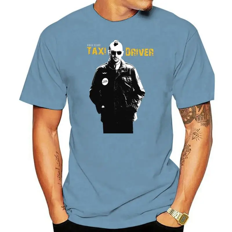 Таксист постер фильма мужские футболки хип-хоп уличная футболка крутой логотип с