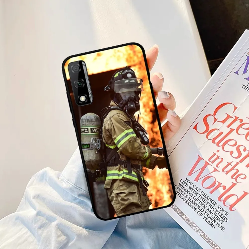 Чехол для телефона Firefighter Heroes Fireman Huawei Y9 6 7 5 Prime Enjoy 7s 8 plus 7a 9e 9plus 8E Lite Psmart Shell