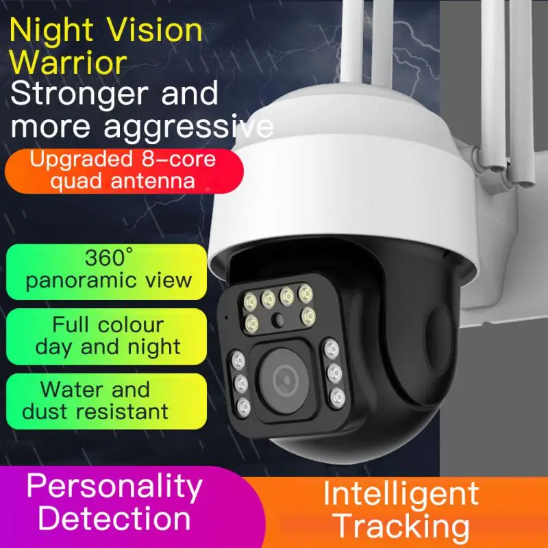 

5MP PTZ Wifi Camera Outdoor Waterproof HD 1080P Ai Human Detect Auto Tracking WiFi IP Camera Color IR Night Vision CCTV Camera