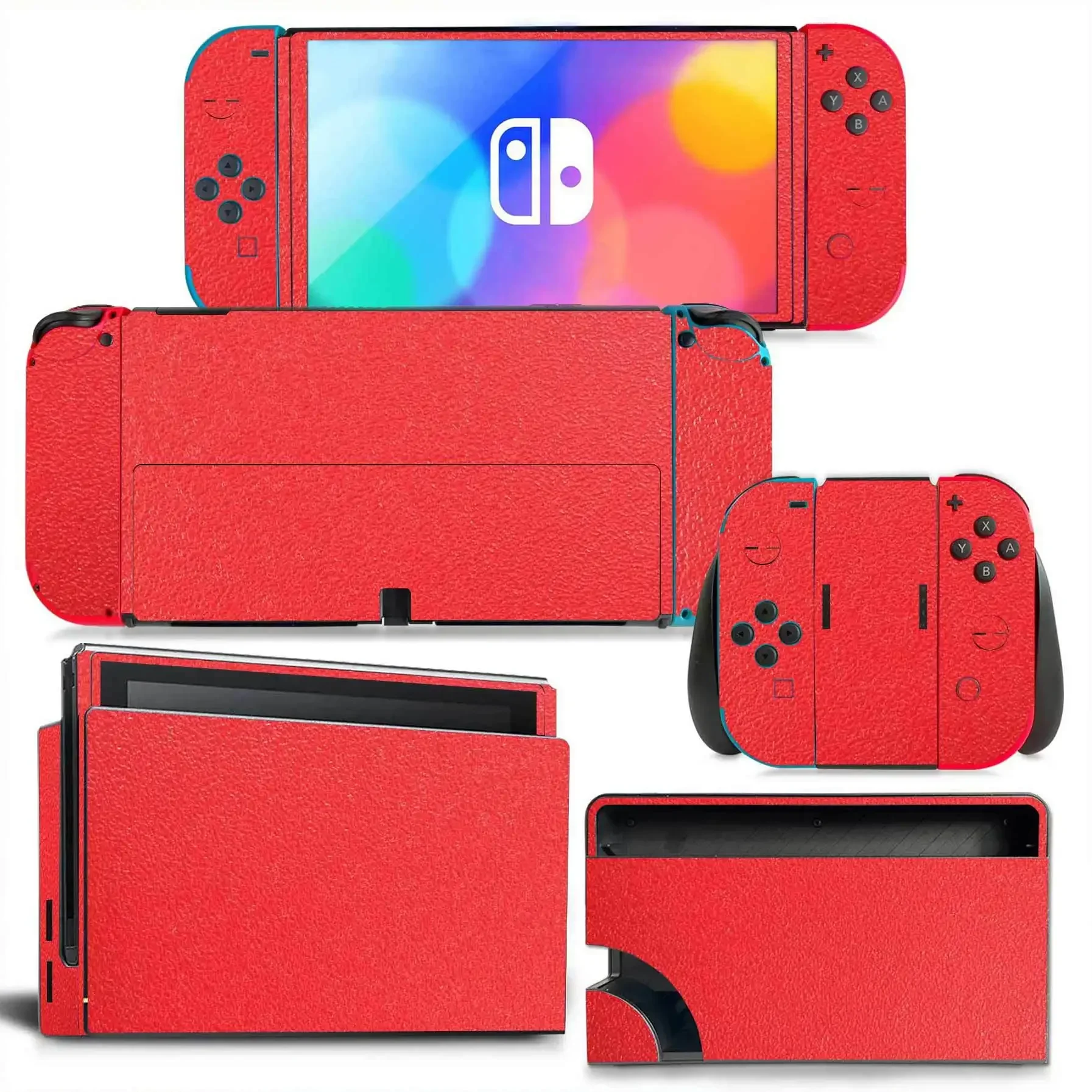 Матовая однотонная кожа всего тела для Nintendo Switch OLED-устойчивая к царапинам