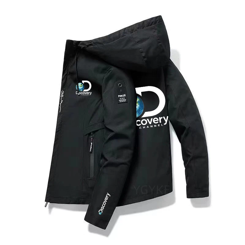 

Куртка Discovery Channel 2023 Мужская Уличная, топ для приключений, уличная модная одежда, Тренч, весна-осень