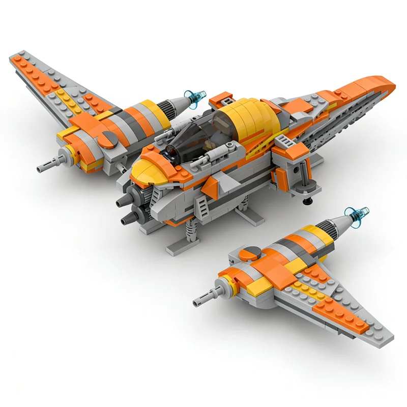 Фото 489 деталей MOC Slayn Korpil VIC 3 Locust Assault Star Battle: Конструктор-модель, архитектурная игрушка, рождественский подарок, развивающая игрушка №3