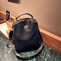 luxury designer womens backpack shining sequines ita bag pack 2022 trendy mini backpack black girls mochilas para mujer