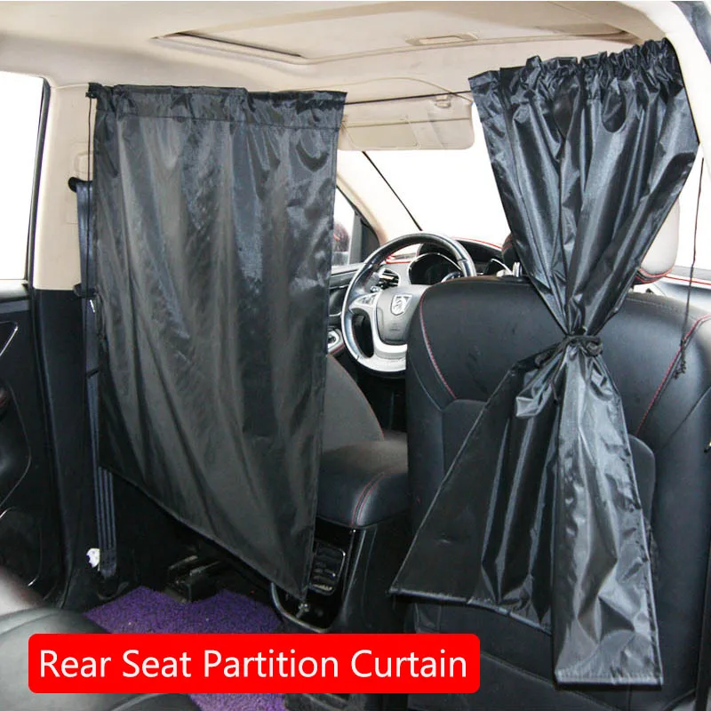

Rear Seat Partition Curtain Privacy Protector Sunshade Divider Curtain Front Side Window Sun Shade Screen Auto Car Accessories