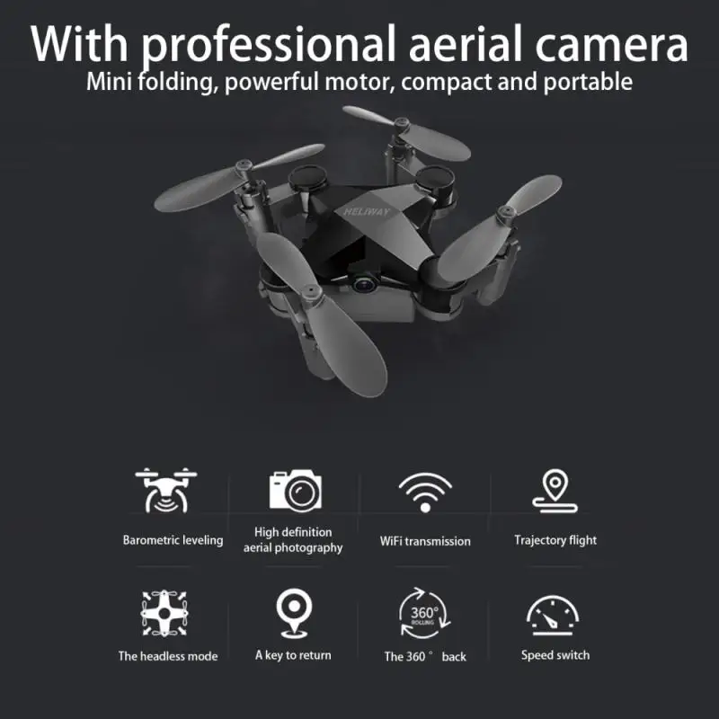 

Quadcopter UAV With Camera Mini Folding Four Axis Aircraft Aerial Photo Boy Toy 901h Remote Control Aircraft RC Drone FPV