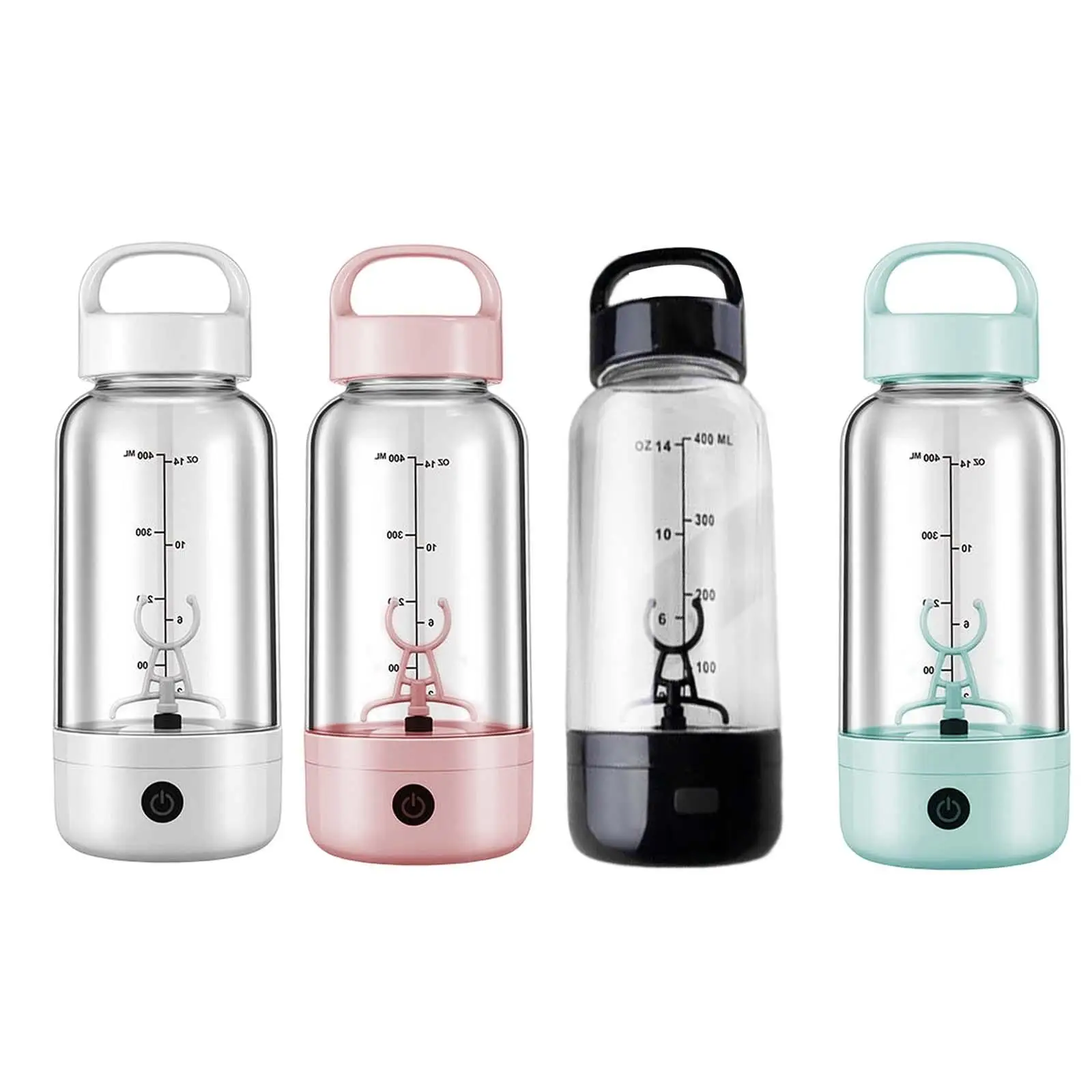 

Portable 500ml Electric Protein Shaker Bottle USB Rechargeable Self Stirring Automatic Mixing Bottle for Workout Sports Exercise