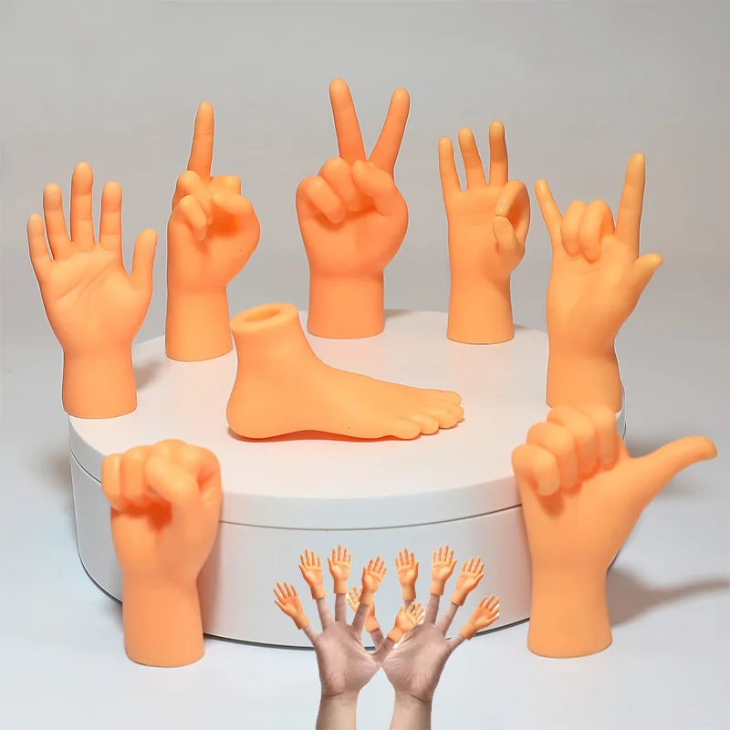 

Миниатюрные куклы для пальцев, маленькие куклы для пальцев, миниатюрные куклы для рук, новинка, маленькие игрушки, креативный питомец для ко...