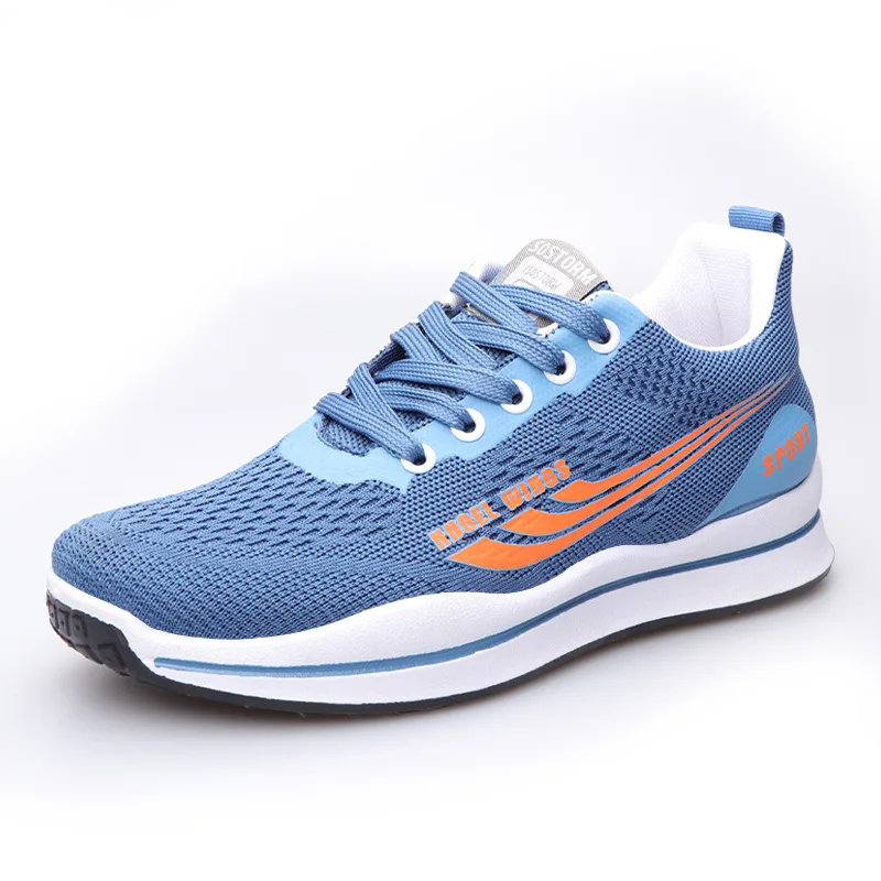 

2022 New Arrival Men's Sneakers All-match Breathable Casual Shoes Flying Knit Travel Walking Shoes