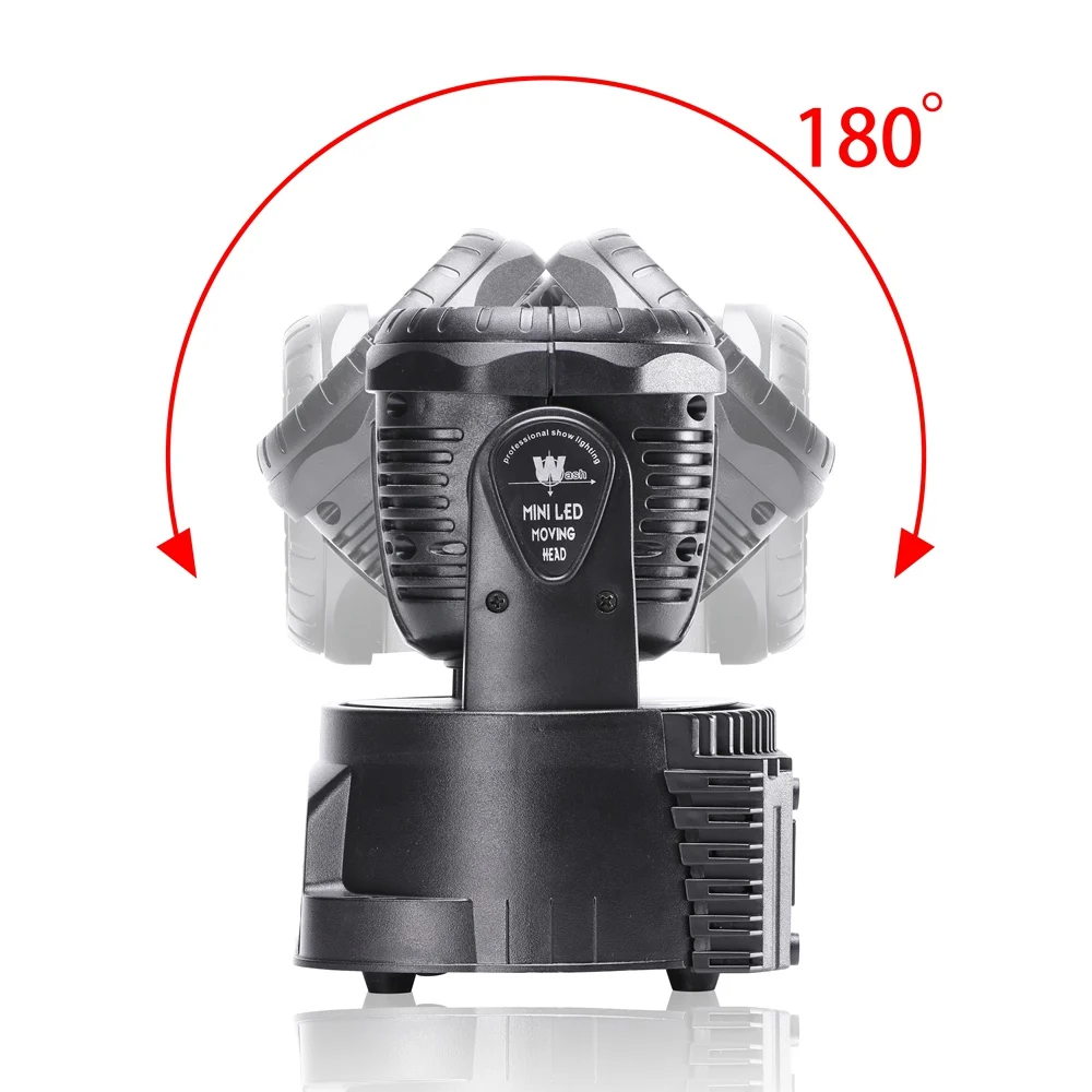 Светодиодный Вращающаяся головка светильник Beam RGBW сценическое освещение для