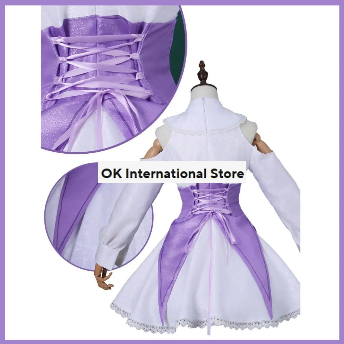 Женский костюм для косплея из аниме Re: жизнь в другом мире