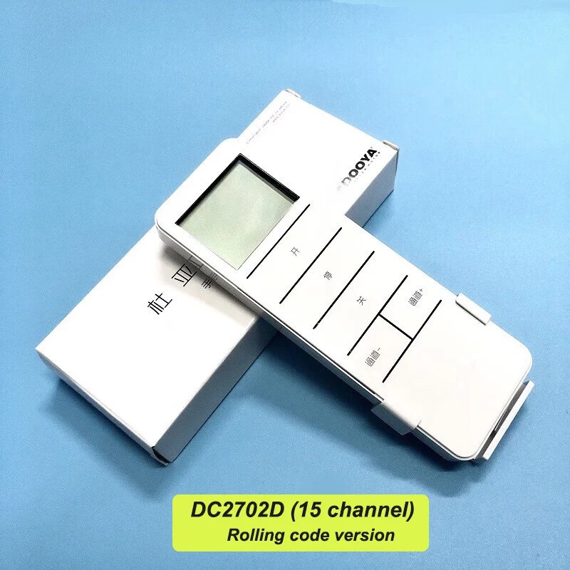 Пульт дистанционного управления Dooya DC2700DC2760DC2702 с подвижнымфиксированным кодом 1215 каналов для электрического трубчатого двигателя Dooya RF433 (art.: 3920d26362ca2) - 3920d26362ca2