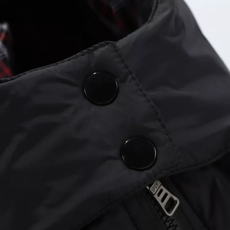 fur collar zipper parkas men winter 2022 new thickened warm detachable hat winter jackets men coat  men clothes