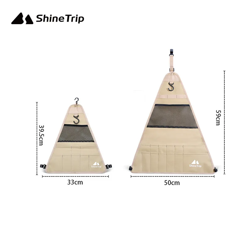 

S/L Triangle Hanging Bag Portable Accessory Storage Bag Cutlery Storage Bag Chopsticks Spoon Fork Organizer