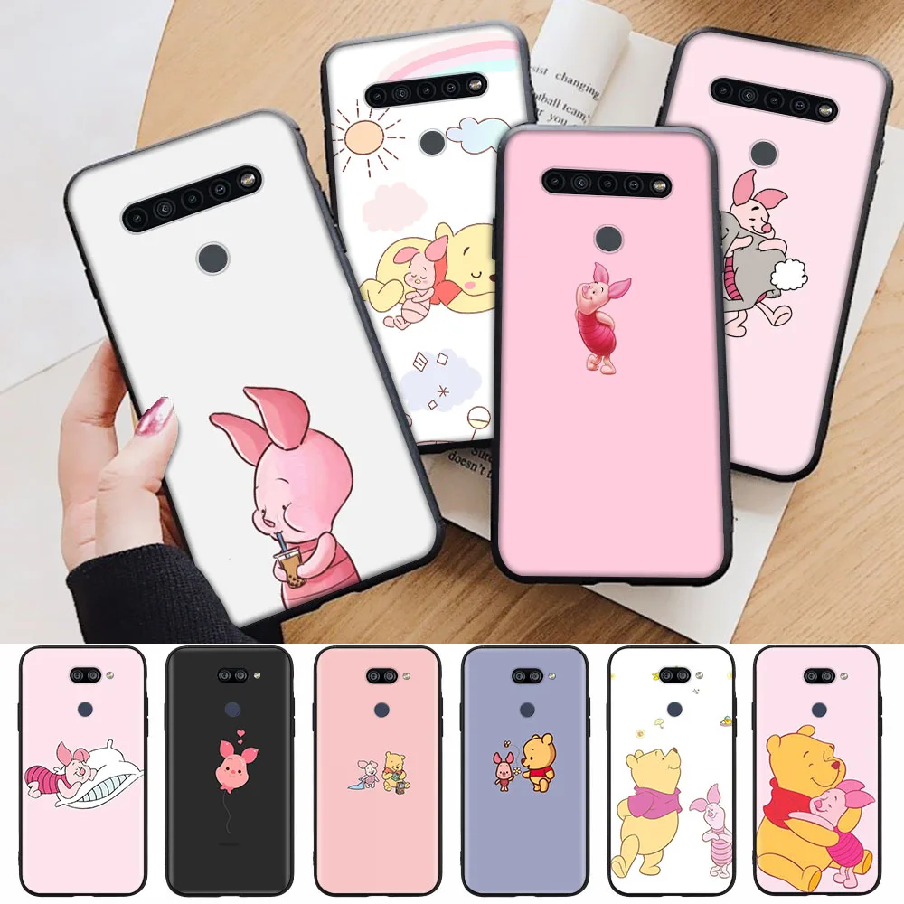 

Black Case for Samsung Galaxy A11 A12 A21 A21S A22 A31 A32 A41 A42 A51 A52 A71 A72 M31 M51 Piglet