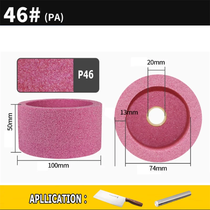 100*50*20 мм керамический абразивный шлифовальный круг в форме чашки, нож, стальная шлифовальная машина для стекла, инструмент