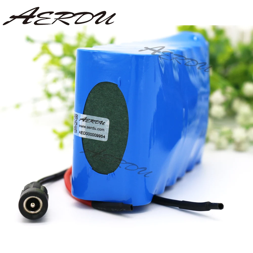 

Литий-ионный аккумулятор AERDU 6S2P, 24 В, 5 Ач, 25,2 в, перезаряжаемый аккумулятор 2500 мАч для электрического мотора, велосипеда, электровелосипеда, с...